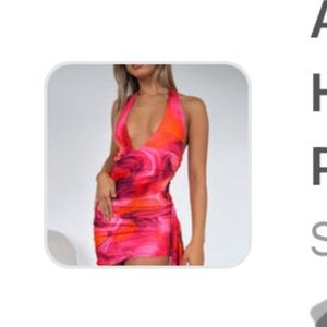 White fox boutique mini dress